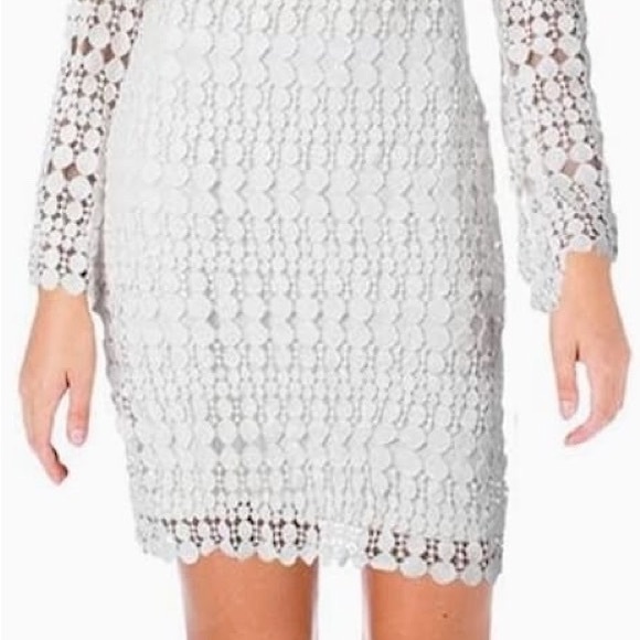 Ralph Lauren Geometric Lace Shift Dress Sz. 10 - Picture 7 of 9